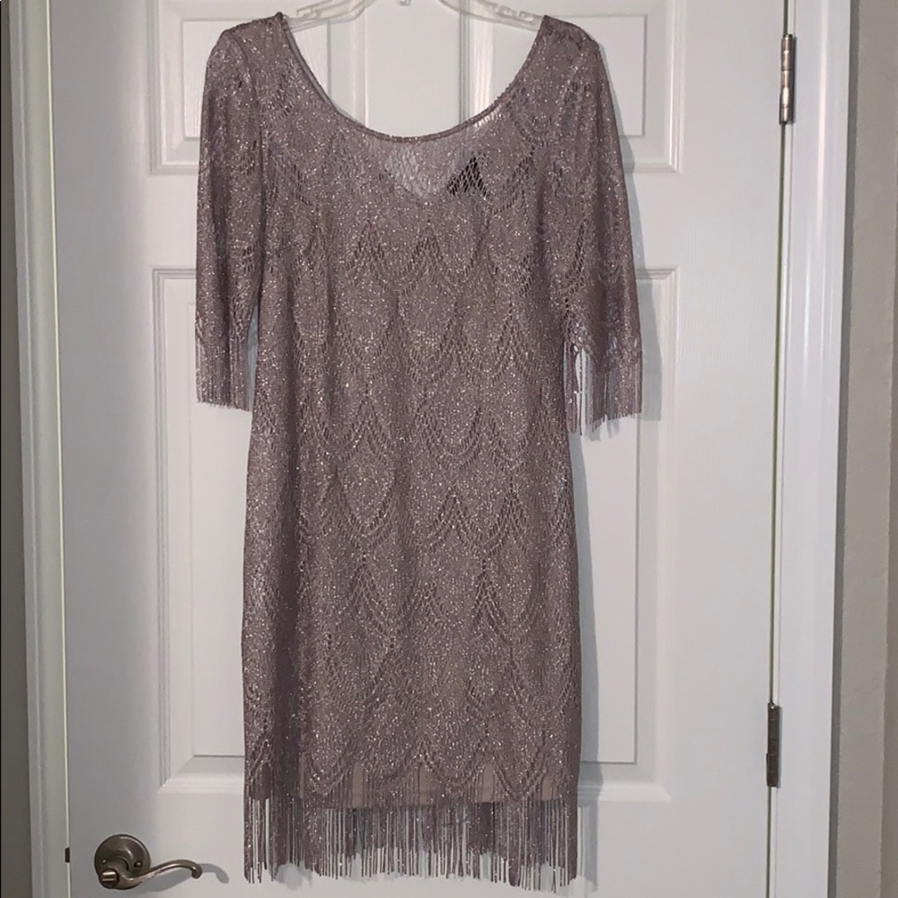 Jessica Simpson shimmery dress
